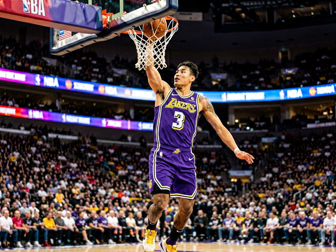 NBA湖人勇士比赛精彩扣篮 8688体育篮球资讯